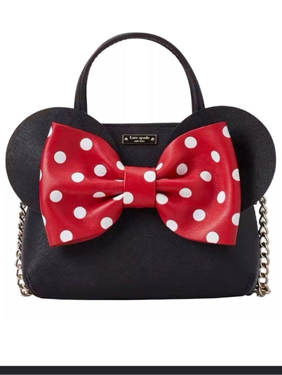 kate spade Handbags - kate spade Black Bag with Red Polka Dot Bow Ears